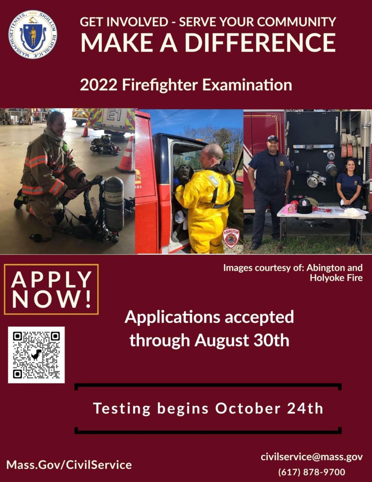 Gloucester Fire Department 2022 Municipal Firefighter Exam | The Town ...