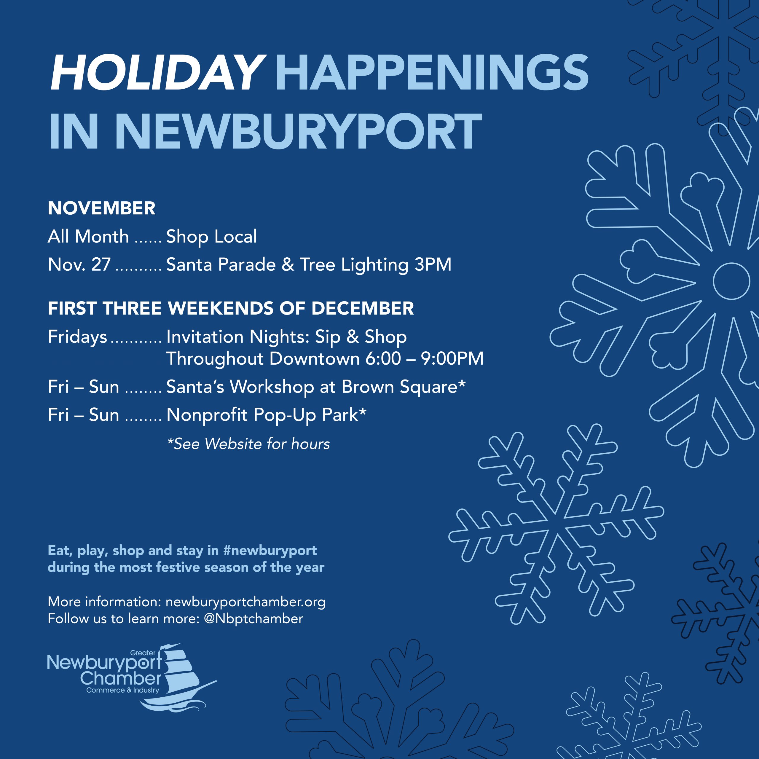 Holiday Happenings In Newburyport The Town Common