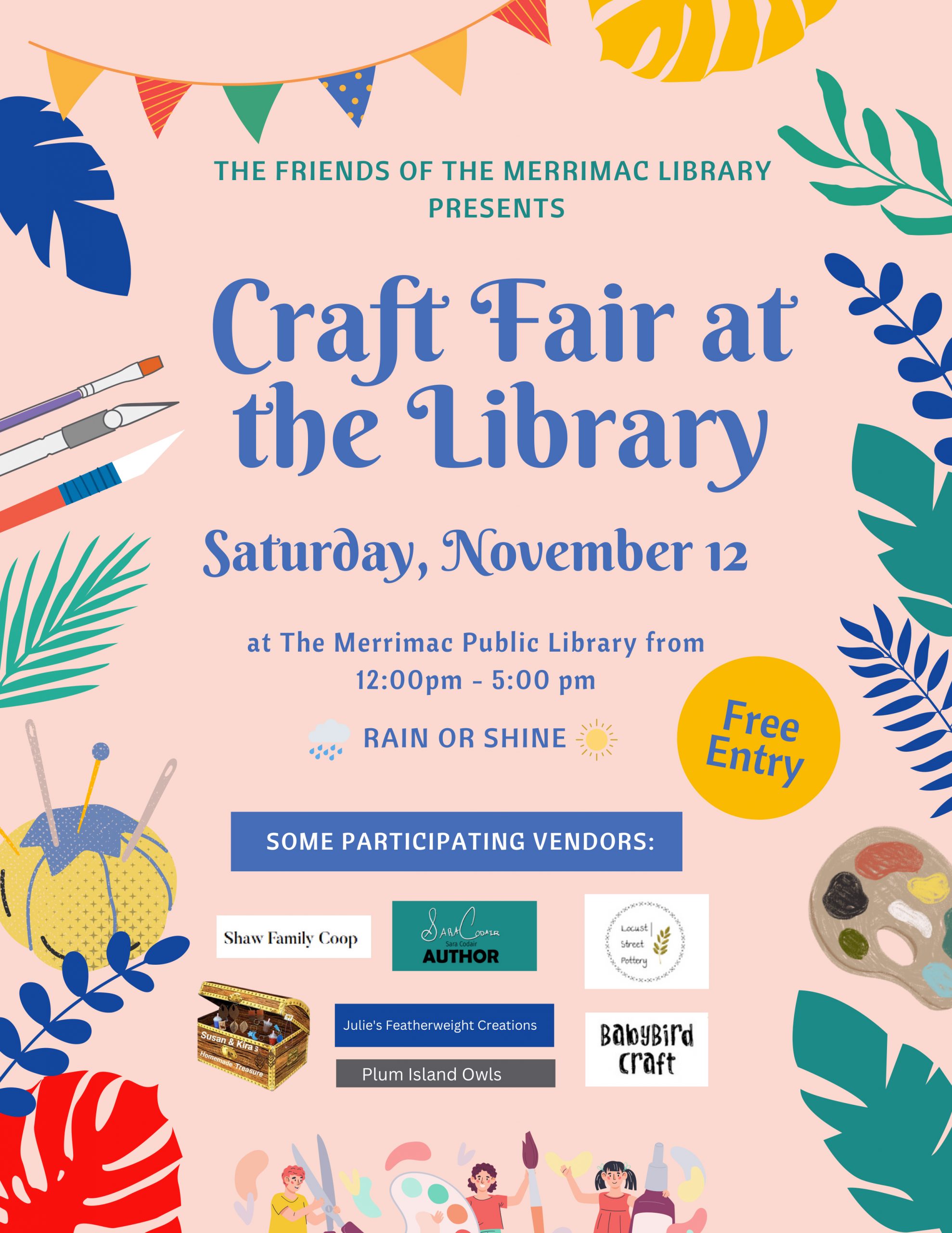 the-friends-of-the-merrimac-library-presents-craft-fair-at-the-library