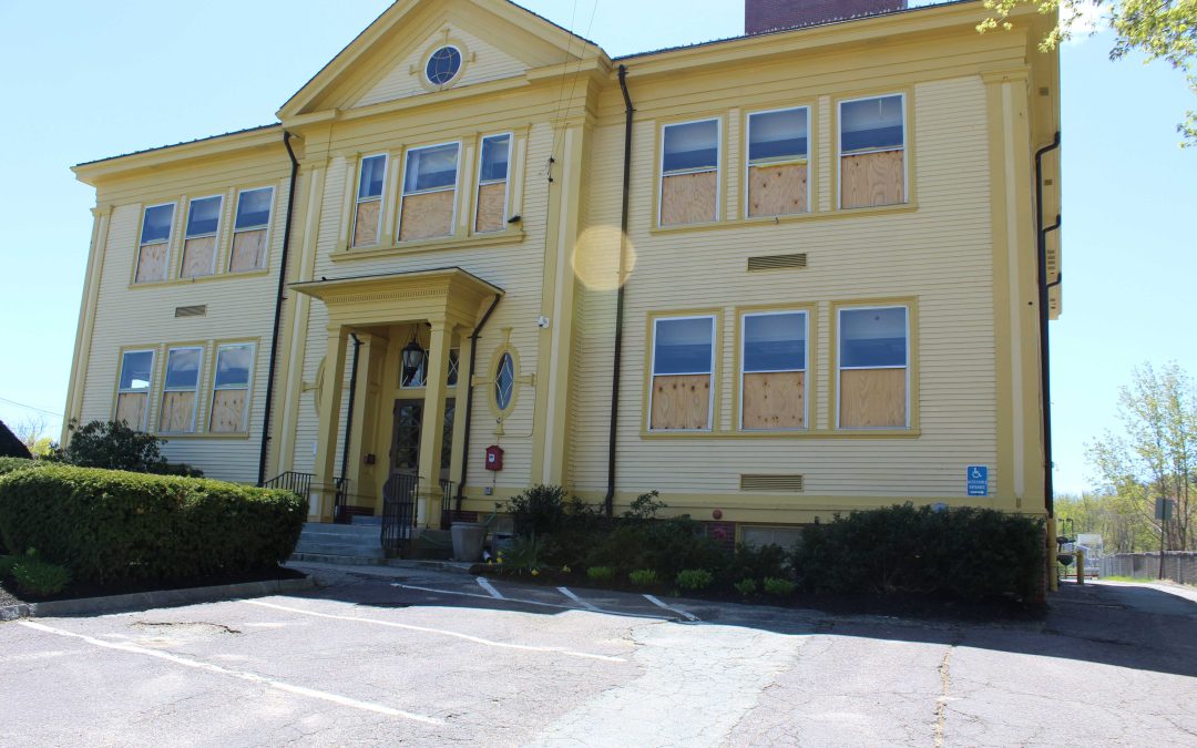 Town Hall  Boarded Windows