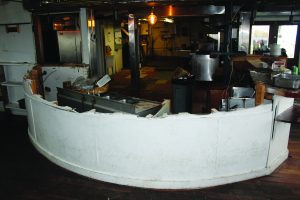 Plum Island Grille Interior Damage - 1