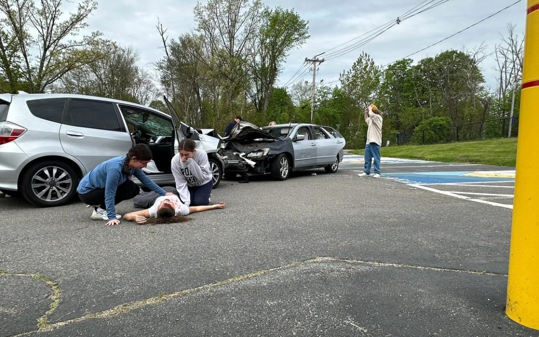 Mock Crash at Georgetown Middle High School