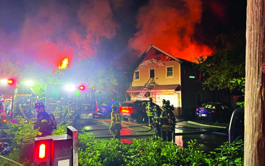 Georgetown and Surrounding Communities  Battled Fatal 4-Alarm House Fire