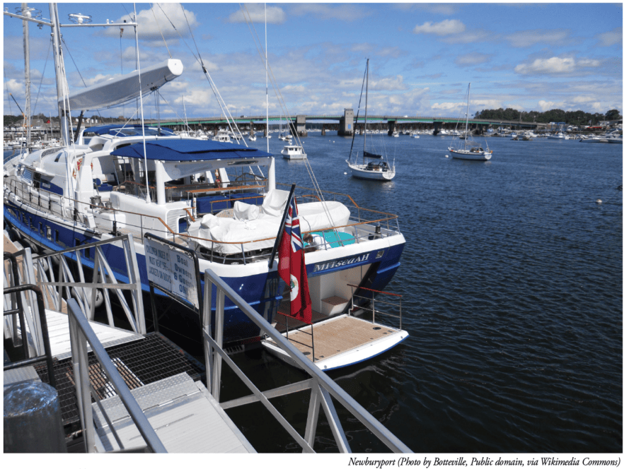 High-Tech Pollution Sensor on Newburyport Dock