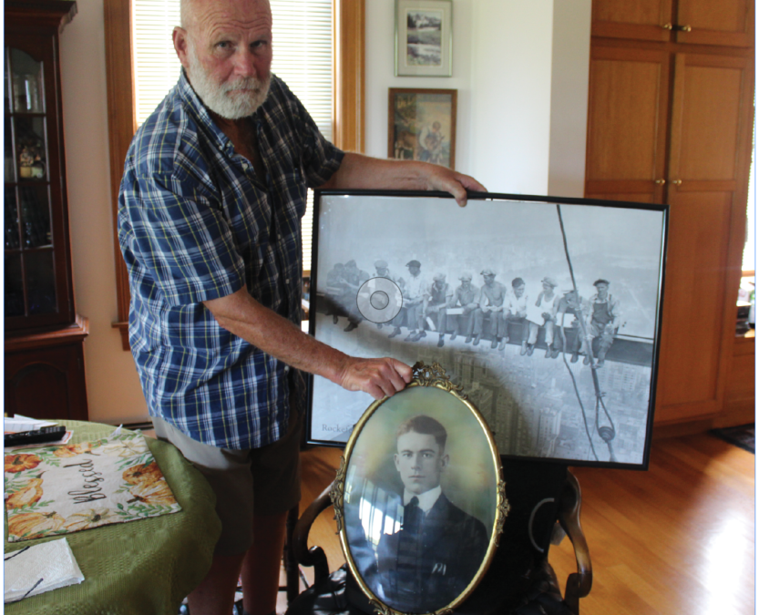 Rowley Man Sat on Famous Girder