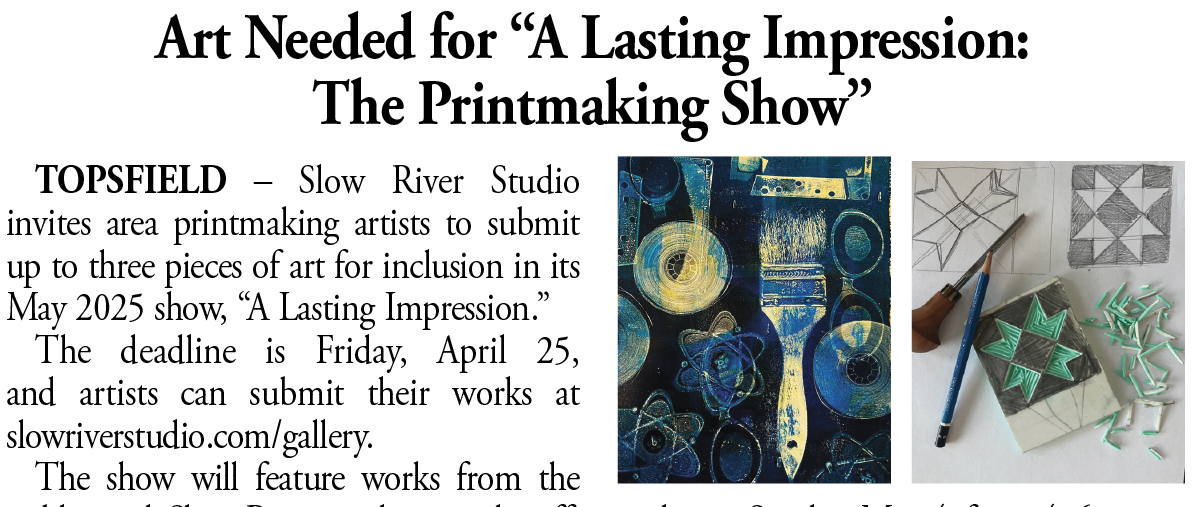 Art Needed for “A Lasting Impression: The Printmaking Show”