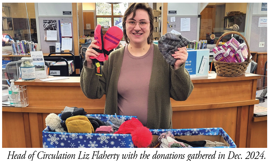 Newbury Town Library Holding Hat/Mitten/Glove Drive