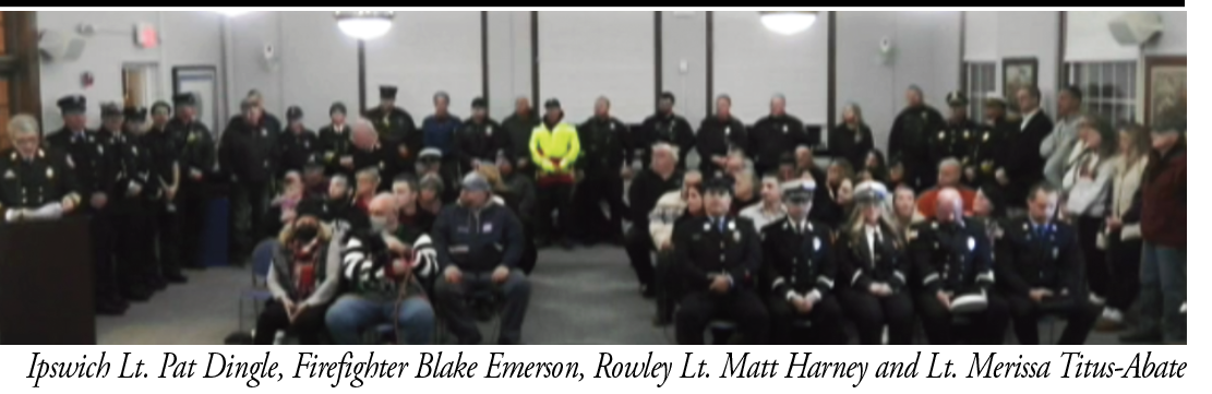 Ipswich Firefighters  Honored for Saving Lives