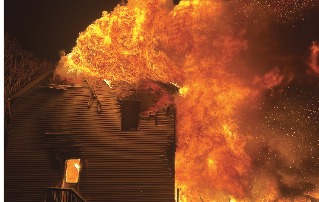 Newbury Fire Department  Battled Serious House Fire