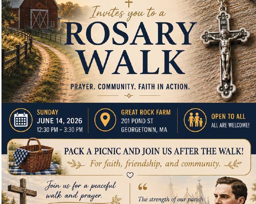 Rosary Walk at Great Rock Farm – Sunday, June 14