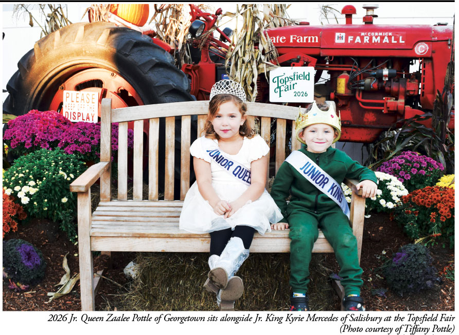 Georgetown’s Zaalee Pottle Crowned the  2026  Jr. Queen at Topsfield Fair